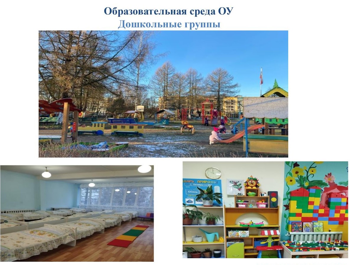 образовательная среда дошкольные группы.